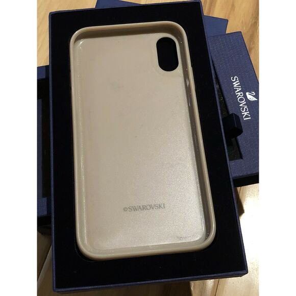 Swarovski GLAM ROCK SMARTPHONE IPHONE XS MAX Case In Rose Gold - Picture 3 of 10